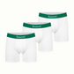 3-PACK BOXER SHORTS WHITE/GREEN