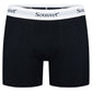 3-PACK BOXER SHORTS BLACK/WHITE ALLOVER